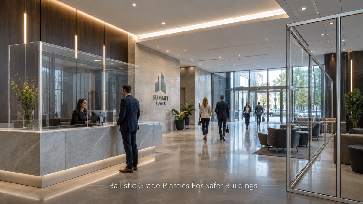 Ballistic Plastic Building Façade