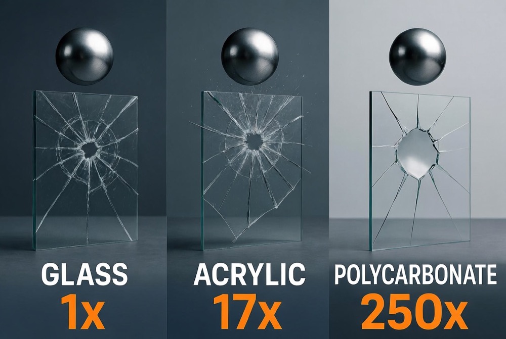 Impact Resistance Test Demonstration Chart