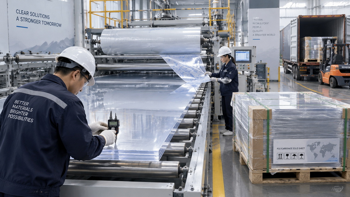 Custom OEM Polycarbonate Sheet Production