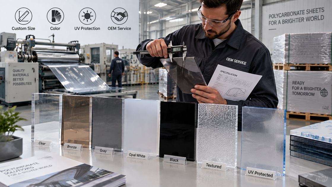 OEM Polycarbonate Sheet Customization Options
