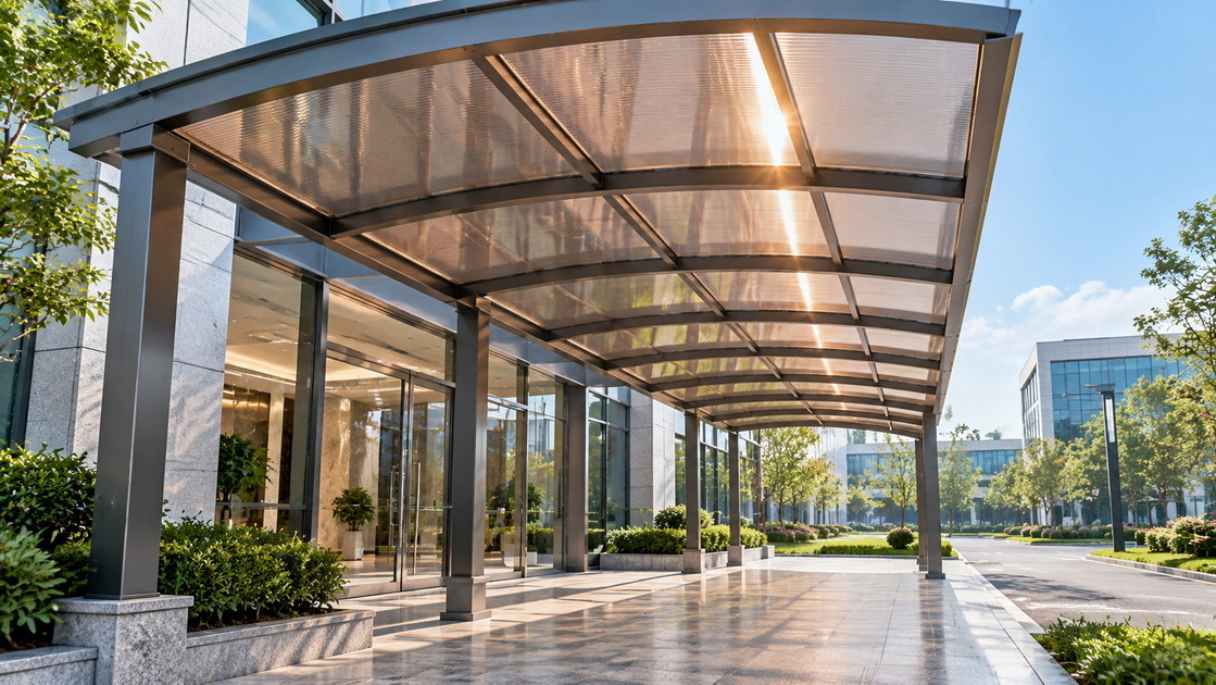Commercial Polycarbonate Canopy
