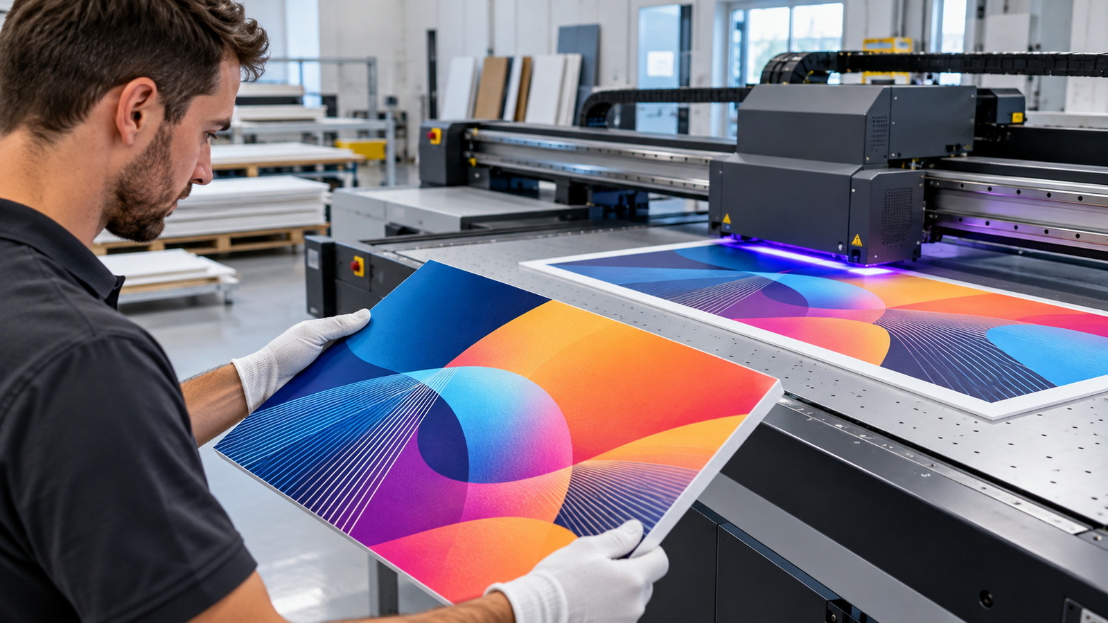Paper Foam Board Printing and Quality Inspection