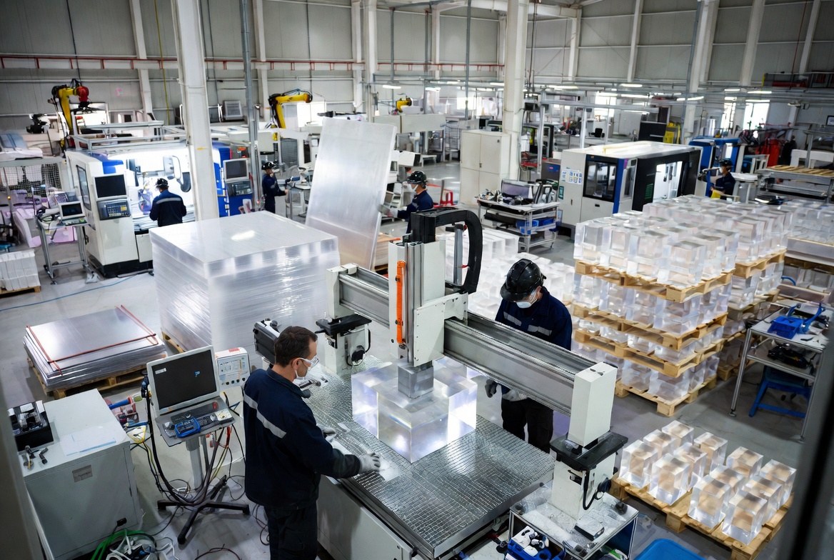 OEM Acrylic Block Production And Machining