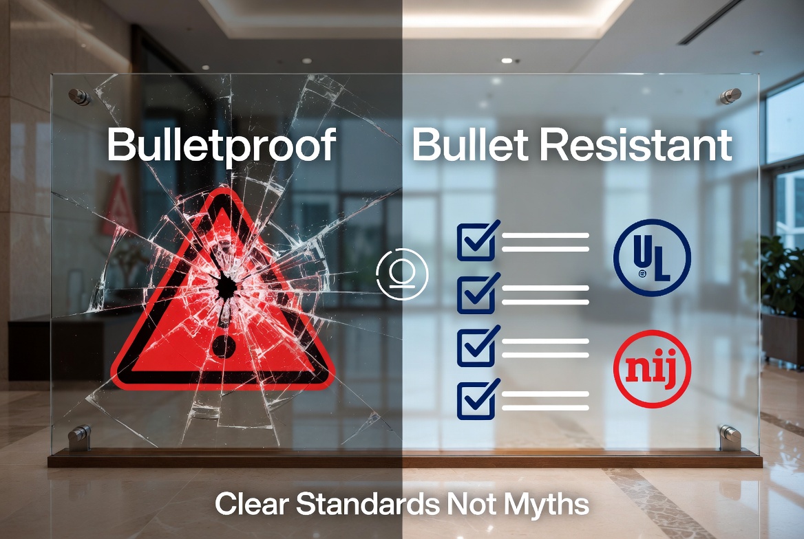 Bullet Resistant Vs Bulletproof Concept