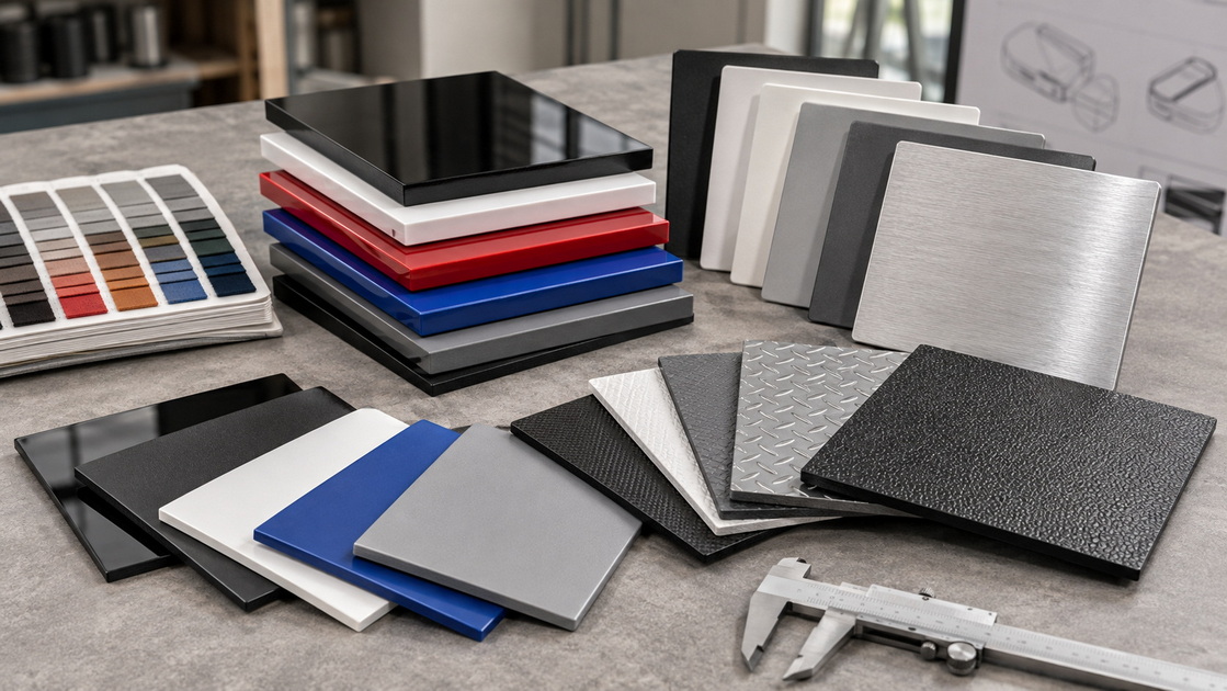 Custom ABS Sheet Colors And Surface Finishes