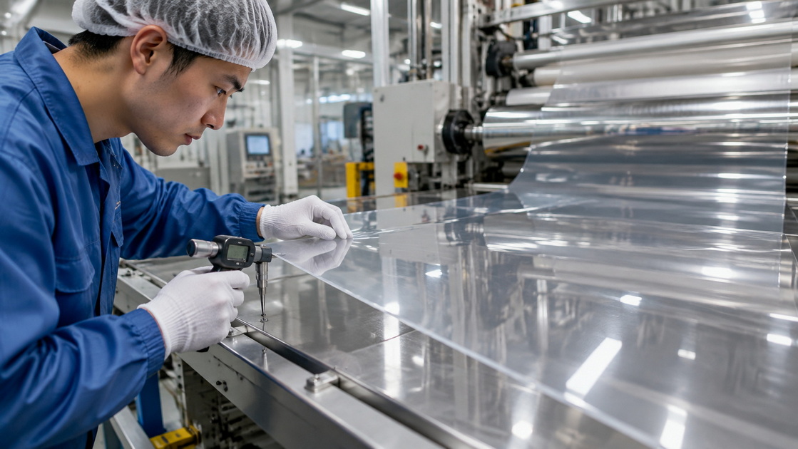 PET Sheet Extrusion Quality Inspection