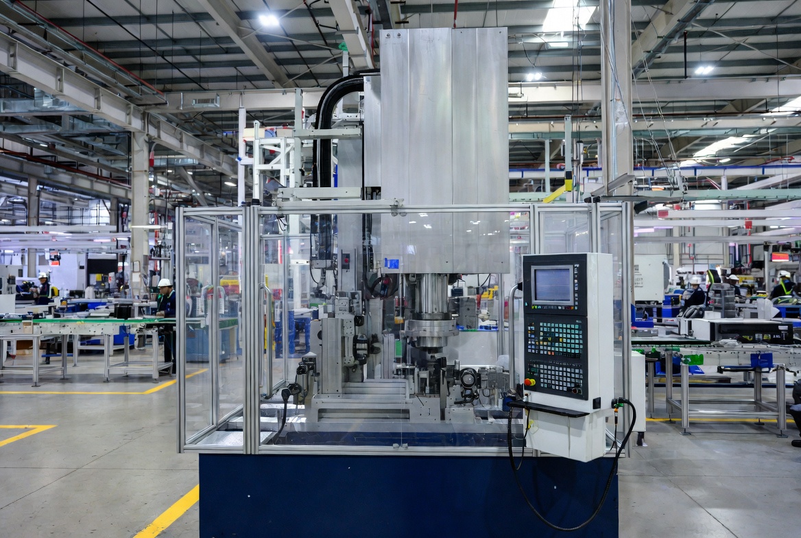 Factory Floor Acrylic Machine Guard