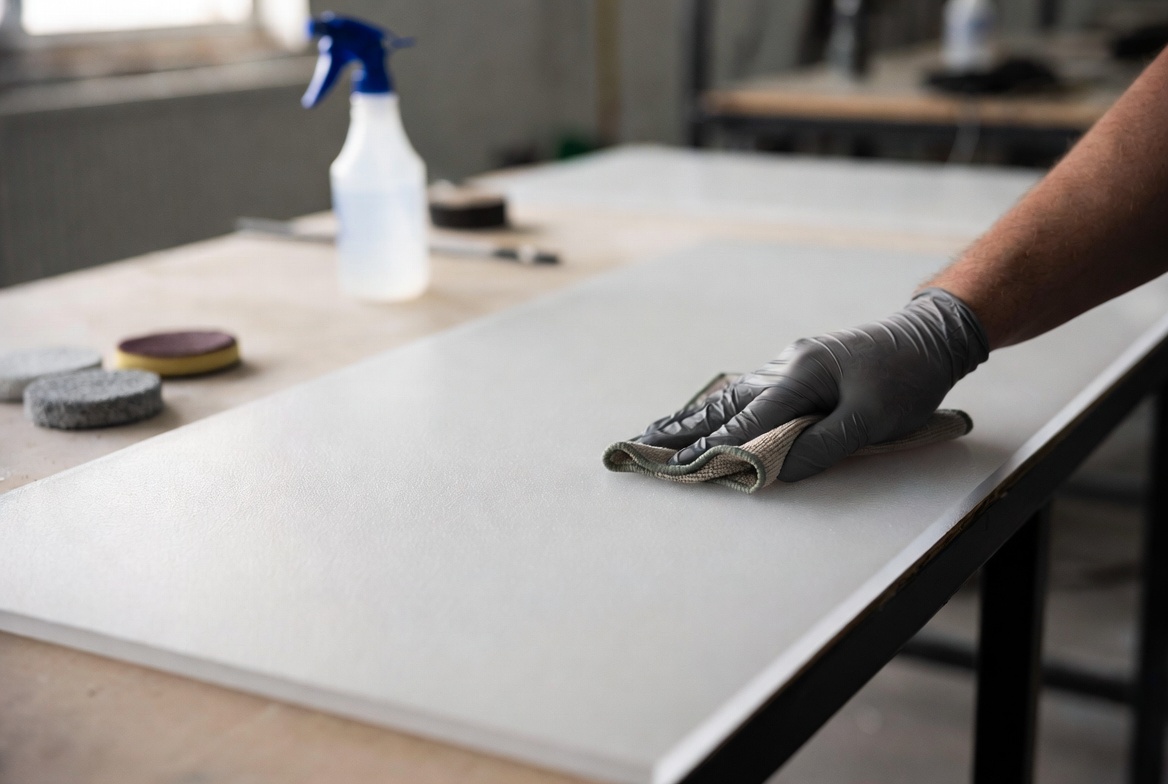 Frosted Acrylic Panel Preparation