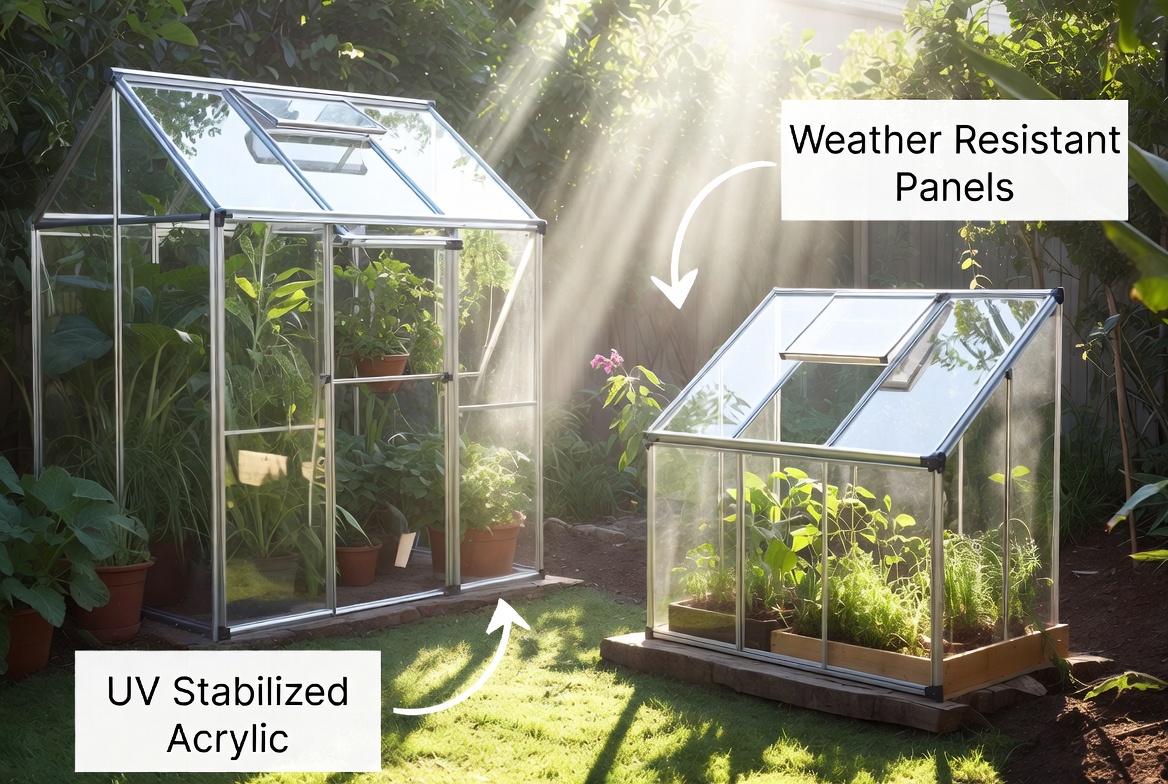 Acrylic Greenhouse And Cold Frame