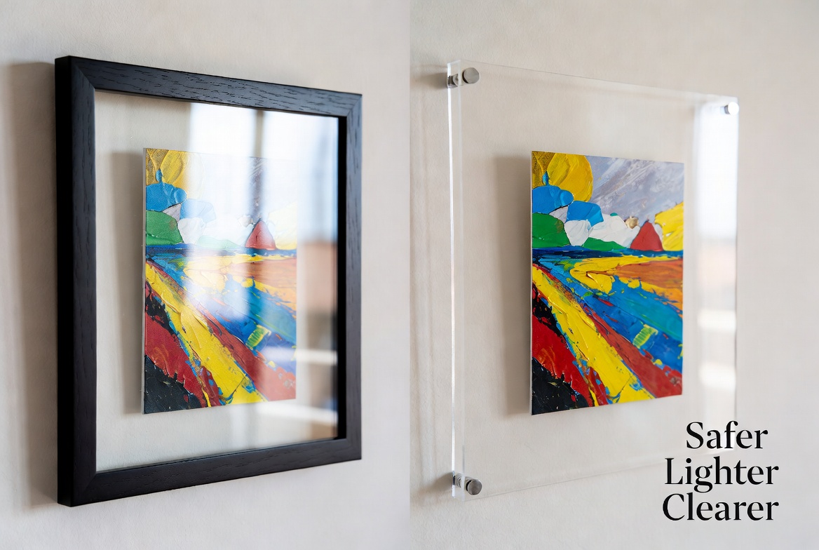 Acrylic Vs Glass Frame Comparison