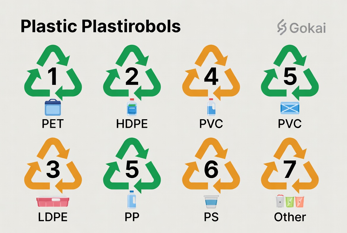 Complete Plastic Recycling Symbols Chart With Applications