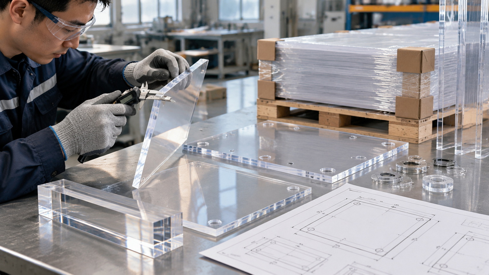 Custom Plastic Sheet Fabrication And Inspection